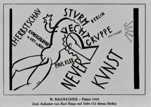 Cartaz  de Willi Baumeister