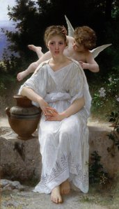 Amor jovem. Século XIX (pintura) de William-Adolphe Bouguereau