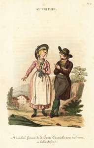 Ferreiro e a sua esposa, Alta Áustria de William (after) Alexander