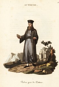 Sacerdote ortodoxo grego de Kotor, Montenegro