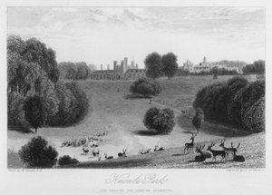 Knowle Park, a sede do Conde de Plymouth (gravura)