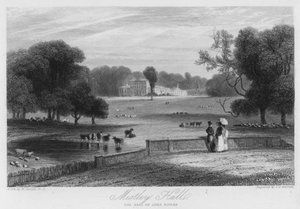 Mistley Hall, a sede de Lord Rivers (gravura)