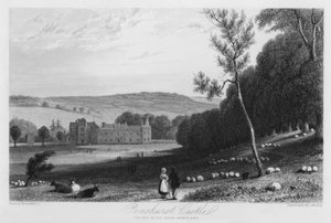 Penshurst Castle, a sede de Sir Philip Sydney (gravura)