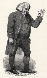 Samuel Johnson - Inglês de William (after) Finden