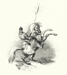 Horseman Of Brass (gravura) de William (after) Harvey