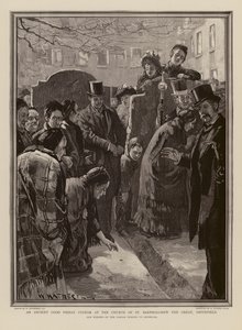 Sexta-feira Santa na igreja de São Bartolomeu o Grande, Smithfield (gravura) de William (after) Hatherell
