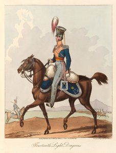 14 Dragões Luzes (aquatint, de cor)