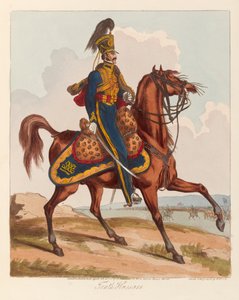 Décimo Hussardos (aquatint, de cor)