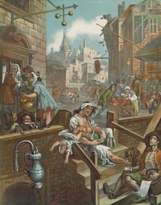 Cromolitografia de William Hogarth
