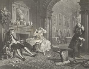 Casamento a la Mode de William (after) Hogarth