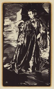 Ilustração para Memórias de um caçador de raposas por Siegfried Sassoon (xilogravura) de William (after) Nicholson