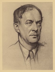 Retrato de Walter de la Mare (litografia)