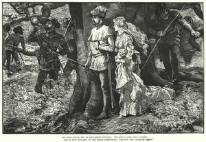 Robin Hood e Allin A Dale (gravura)