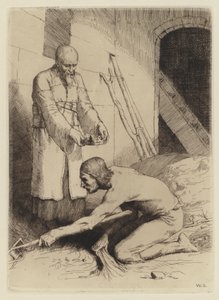 Progresso do Peregrino de Bunyan: O Homem com o Muckrake (gravura)