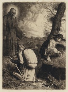 O Peregrino de Bunyan: O Pântano do Desânimo (gravura)