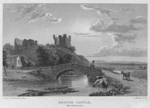 Brough Castle, Westmoreland (gravura) de William (after) Westall