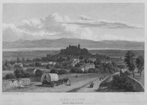 Lancaster, do Sul (gravura) de William (after) Westall