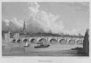 Newcastle (gravura) de William (after) Westall