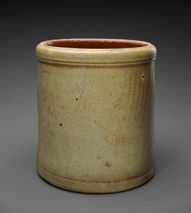 Crock, c. 1880-1905 (grés vitrificado com sal) de William (attr.to) Saenger