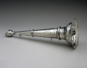 Trompete do bombeiro, c. 1857 (prata) de William Adams