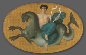 Arion em um cavalo-marinho, 1855. de William Adolphe Bouguereau