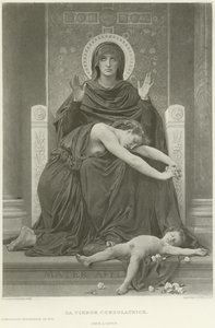 A Virgem Consolante (gravura) de William Adolphe Bouguereau