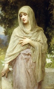 Meditação, 1902 de William Adolphe Bouguereau