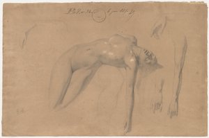 Nua Feminina Reclinada de William Adolphe Bouguereau