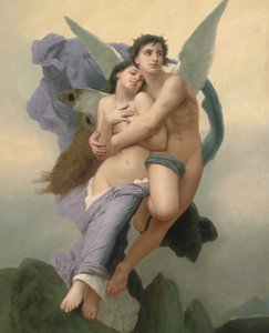 O Rapto da Psique, do século XX ao XXI de William Adolphe Bouguereau