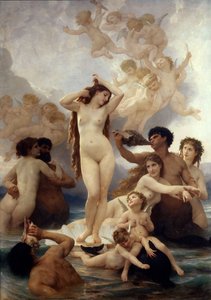 O nascimento de Vênus de William Adolphe Bouguereau