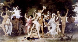 A Juventude de Baco de William Adolphe Bouguereau