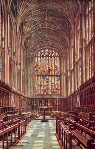 Capela da faculdade dos reis, cambridge de William Affleck Carruthers