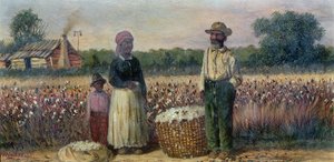 Cotton Pickers in the American South (quadro) (para o par ver 67736)