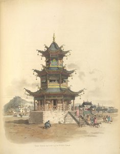 A Pagoda or temple de William Alexander