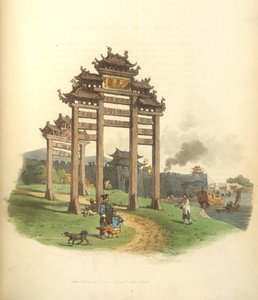 Um Pai-lou, ou arco triunfal de William Alexander