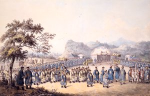O Imperador da China Recebendo a Embaixada do Senhor Macarthney de William Alexander