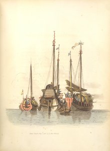 Três navios fundeados de William Alexander