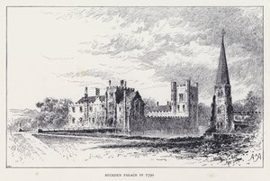 Palácio de Buckden em 1790 (gravura)