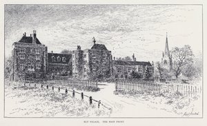 Palácio Ely, A Frente Principal (gravura)