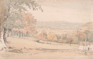 Vista de Stokenchurch Hill, Buckinghamshire
