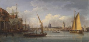 Ponte de Londres, com a Catedral de St. Paul à distância de William Anderson