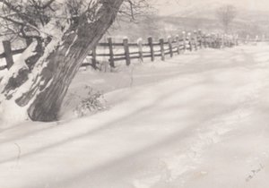 Caminho na neve de William B. Post