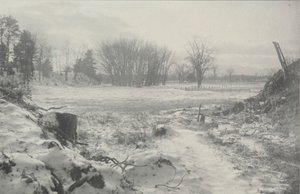 Untitled Winter Landscape, c. 1900. de William B. Post