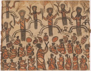 Pessoas Wurundjeri - Corroboree de William Barak
