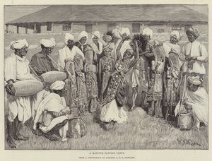 Uma festa de dança Manipur