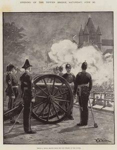 Abertura da Tower Bridge, sábado, 30 de junho de William Barnes Wollen