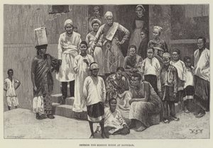 Fora da casa da missão em Zanzibar de William Barnes Wollen