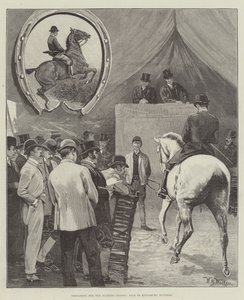 Preparando-se para a temporada de caça, venda de caçadores de Kingsbury de William Barnes Wollen