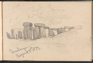 Stonehenge, 25 de agosto de 1879 de William Barnes Wollen