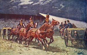 A Royal Horse Artillery Drive na Tatuagem do Holofote de William Barnes Wollen
